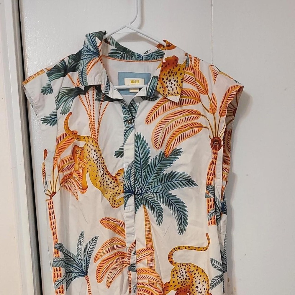 Anthropologie Women's Multi Blouse Size L